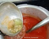 A picture of step 3 of Tomato Soup.