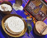 A picture of step 4 of CHITAU PITHA with Mini Chitau balls.
