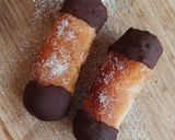 Foto del paso 13 de la receta: Chuchos rellenos de toffee de plátano y puntas de chocolate