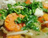 Hình bước làm 3 của món Canh bông cải thịt bò