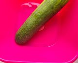 A picture of step 1 of Spicy Peppered Cucumber Salad (Easy Picnic Side).