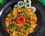 A picture of step 3 of Paneer Bhurji.