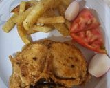 Foto del paso 3 de la receta Merluza rebozada con patatas