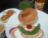 A picture of step 6 of Oats & Potato Tikki Burger.