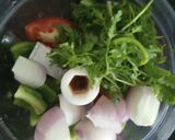 A picture of step 1 of Vegetable Besan chilla.