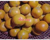 A picture of step 1 of FRESH ORANGE JUICE...!!.