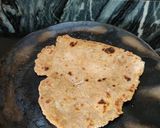 A picture of step 8 of BARLEY FLOUR PARATHA..