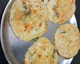 A picture of step 7 of Low-Oil Crispy Samak Rice Cheela for Fasting.