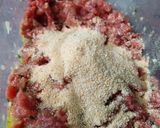 Foto del paso 2 de la receta: Albóndigas de carne en freidora de aire con puré de papas