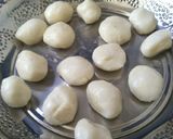 A picture of step 3 of Tasty Rasagulla used by leftover Rice.