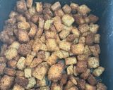Une image de l'étape 3 de Croûtons pour les salades ou pour les soupes cuisson air fryer.