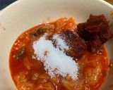 Gambar langkah 1 resipi Bibim-guksu / Korean Cold Spicy Noodles.