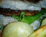 Foto del paso 2 de la receta: Torpedo con seitán y papas al horno ✨😋