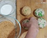 A picture of step 5 of Crispy Veg Tikki Burger Recipe/VegTikki Cheese Burger.