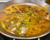 Foto del paso 5 de la receta: Arroz campero de pollo,boletus, trigueros y ajetes con trufa