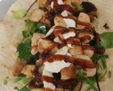 A picture of step 3 of My Quick BBQ Chicken Wrap.