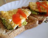 A picture of step 6 of Egg Avocado Toast.