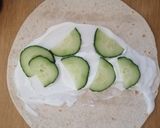 A picture of step 3 of Chicken wraps.