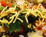 A picture of step 2 of Sprout moong chat.