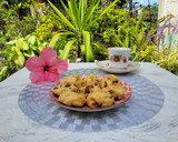 Foto del paso 5 de la receta: Galletitas de garbanzo y mijo con chocolate y pasas