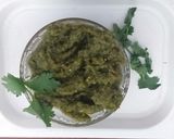 A picture of step 3 of Mint chutney.