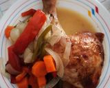 Foto del paso 8 de la receta Muslos de pollo al horno con verduras