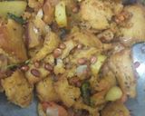 A picture of step 7 of Spicy brown bread upma.