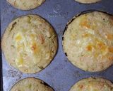 A picture of step 9 of Savoury Cheese Muffins.