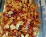 Foto del paso 4 de la receta Patatas con jamón y bacon