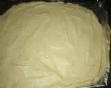 A picture of step 4 of Nutella log cake.