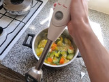 Sopa de verduras saludable