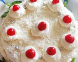 A picture of step 10 of White Forest Cake.