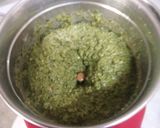 A picture of step 5 of Basil Pesto and Bruschetta.