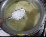 A picture of step 11 of Swaminarayan Kadhi Khichdi (Satvik Khichdi).