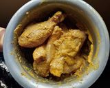 A picture of step 1 of Narkel diye Murgir Mangsho l Coconut Chicken Curry - Kerala Style.