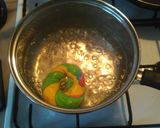 Foto langkah ke 8 dari resep Rainbow Bagel with cream cheese.