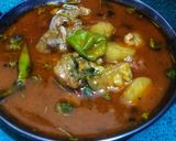 A picture of step 5 of Tinday gosht.