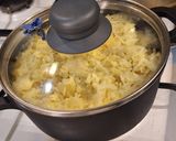 Tarjával - tojásos rizzsel kevert kelkáposzta recept fázis 3 fotója
