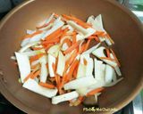 Hình bước làm 4 của món Vịt xào cay 오리불고기