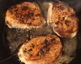 A picture of step 1 of California Farm Organic Pork Chops.