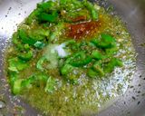 A picture of step 2 of Capsicum Masala.