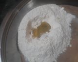 A picture of step 1 of Dry fruit ravioli samosa.