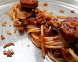 Foto del paso 7 de la receta: Espaguettis picantes con chorizo y moixernons
