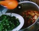 A picture of step 7 of Maghazi pulao.
