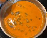 A picture of step 9 of Spaghetti con Bisque di Gamberi.