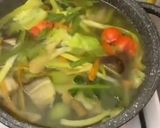 A picture of step 5 of Fresh Minestrone with Tubettini and Vegetable Purée from Scraps.