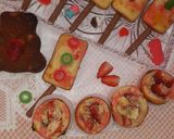 صورة لخطوة 9 من وصفة كب كيك اشارة المرور مع كاسات كب كيك بالفواكه ع طريقتي 🍰🍌