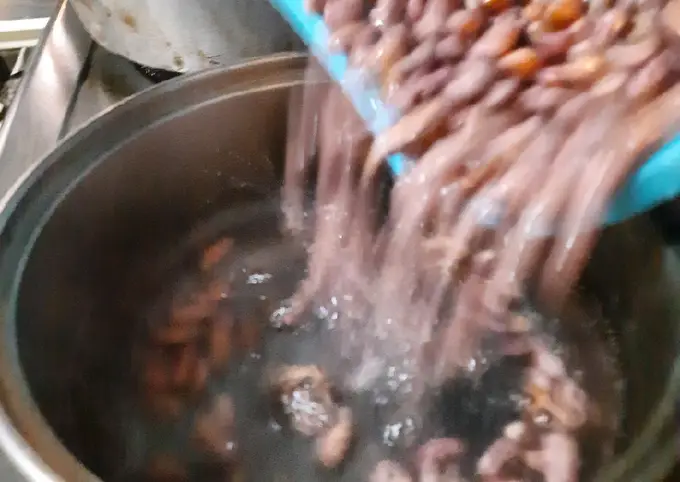 Langkah-langkah untuk membuat Cara bikin Sayur kacang rumahan