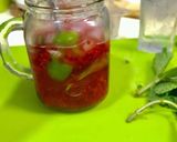 Hình bước làm 8 của món Strawberry 🍓 & Coconut Mojito Mocktail