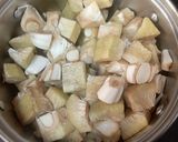 A picture of step 1 of Raw Jackfruit Kofta Curry.